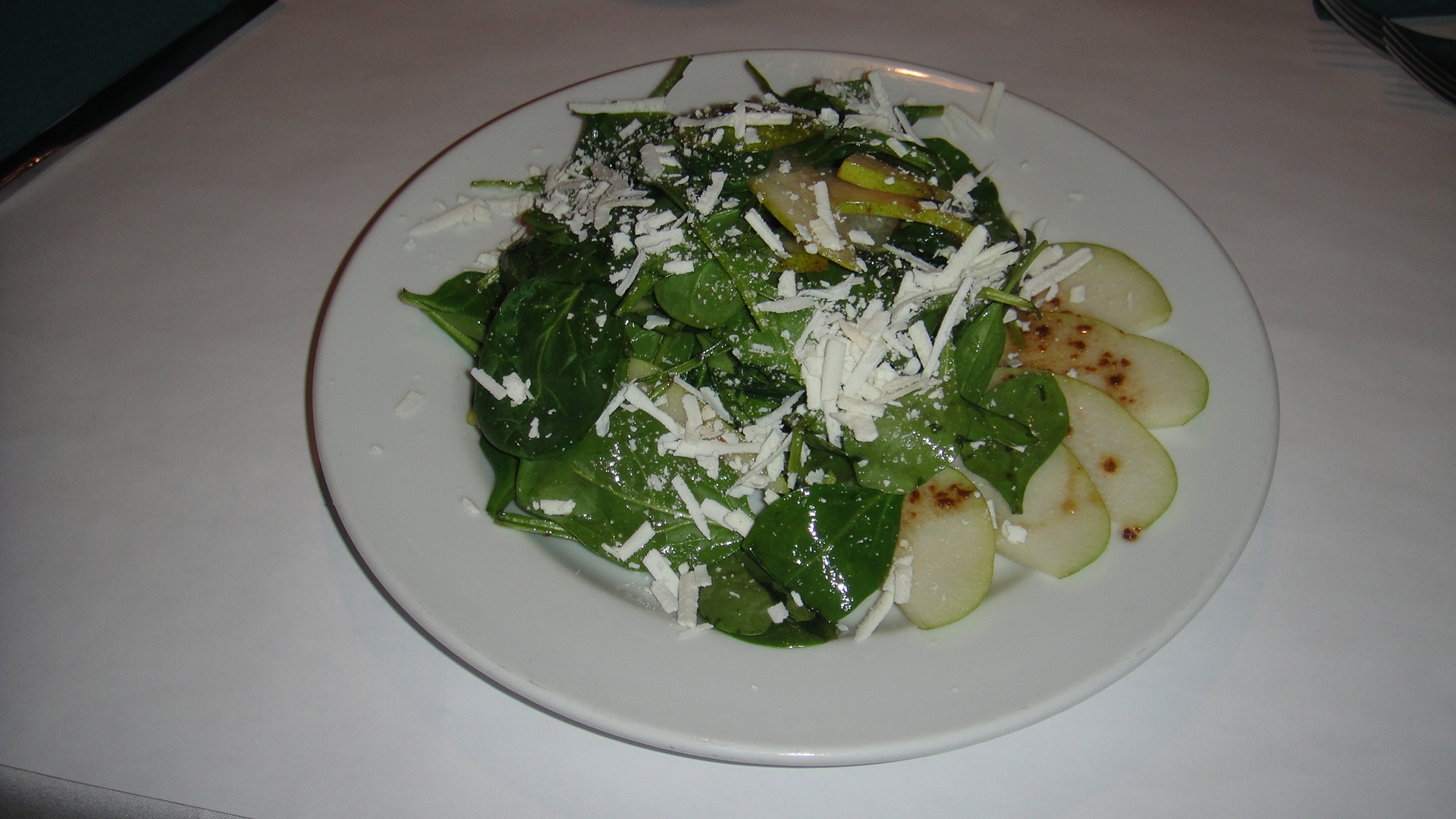 insalata spinaci e pere
